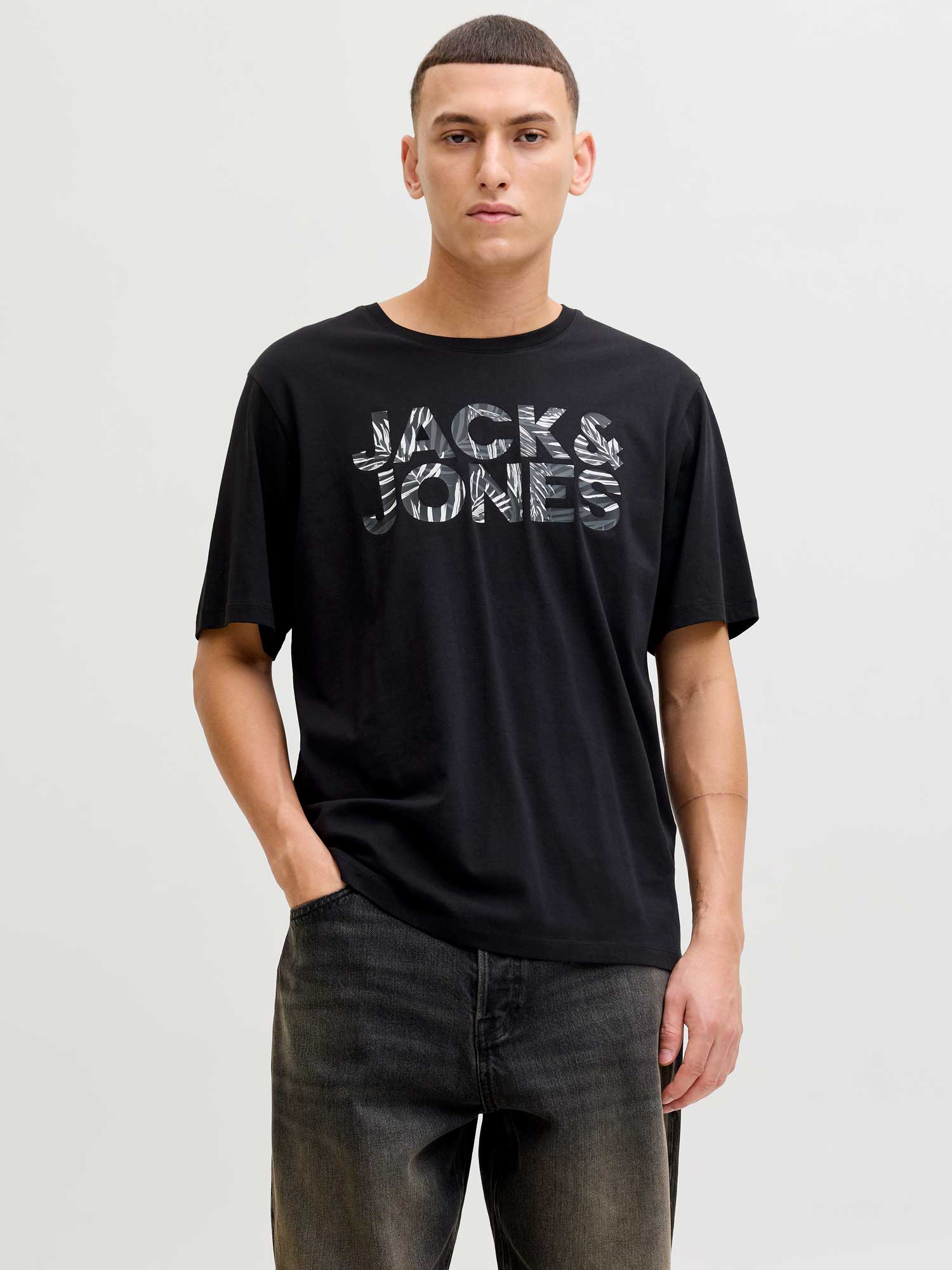 JACK & JONES Тениска JJEJEFF LOGO TEE SS SN
