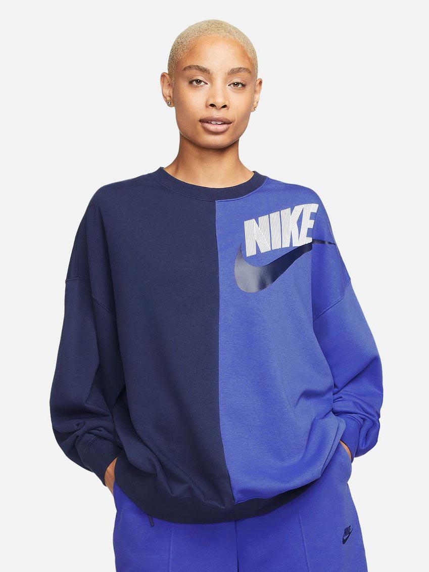 NIKE Блуза W FT FLC OOS CREW DNC