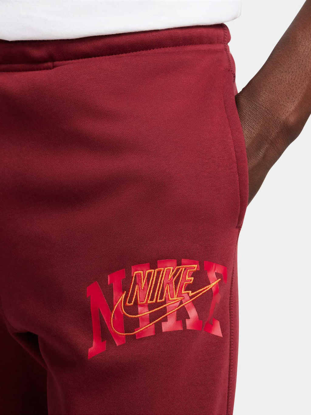 NIKE Спортно долнище M NK CLUB BB CF PANT ARCH GX