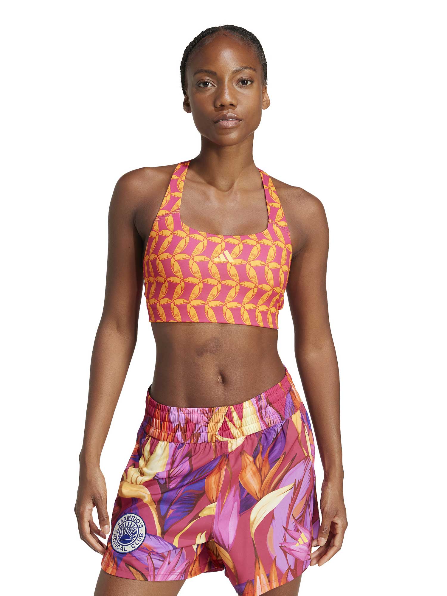 ADIDAS PERFORMANCE Спортен сутиен x FARM Rio Medium-Support Bra