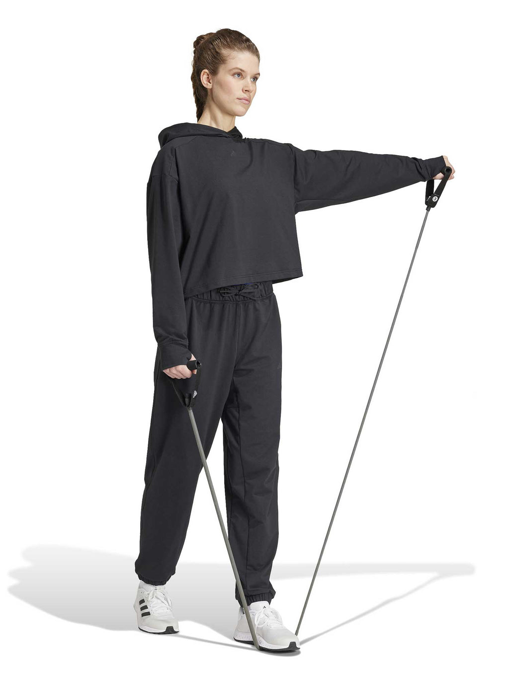 ADIDAS PERFORMANCE Суитшърт Power Loose Fit Back-Ventilation Hoodie