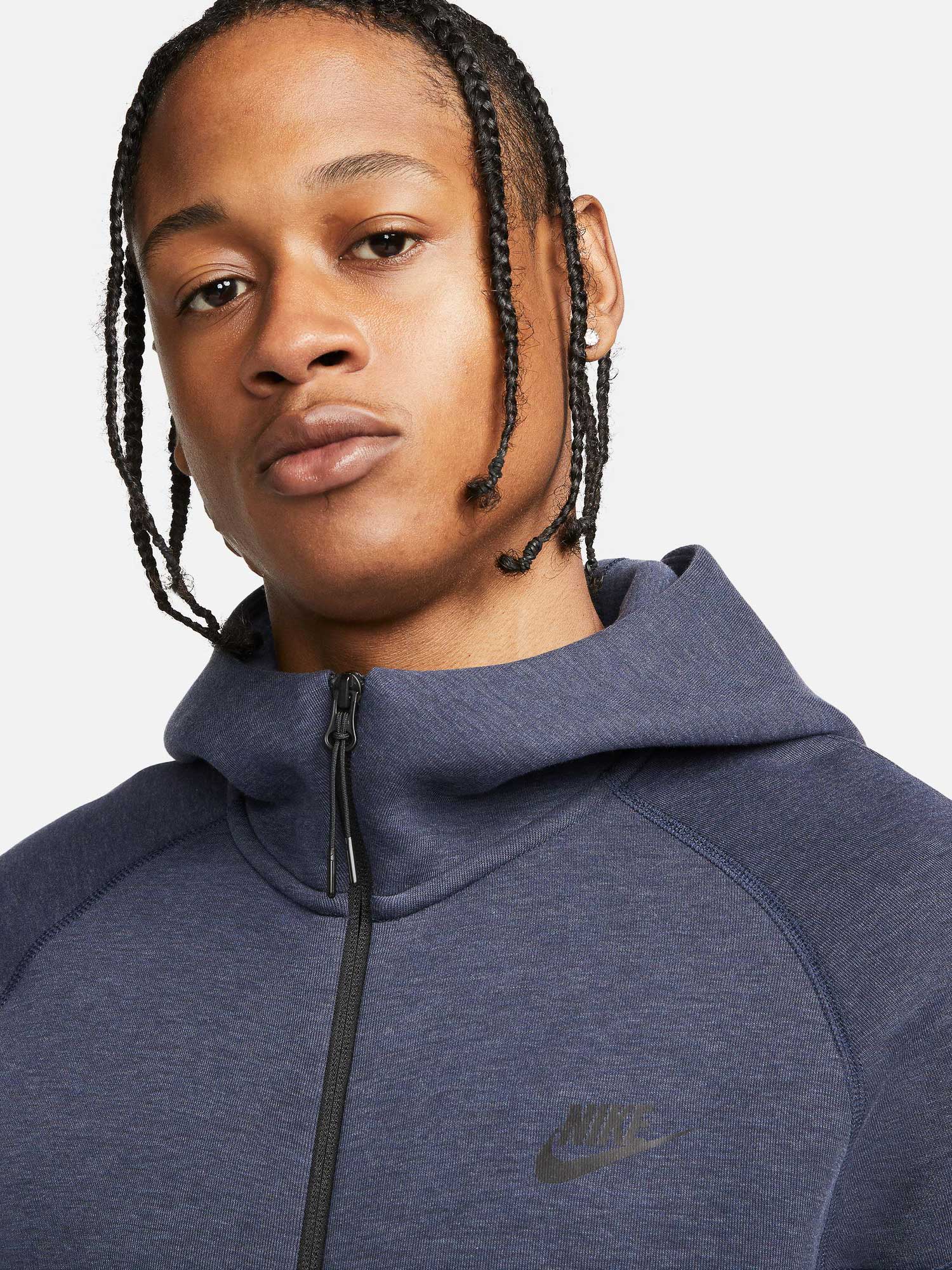 NIKE Суитшърт M NK TCH FLC FZ WR HOODIE
