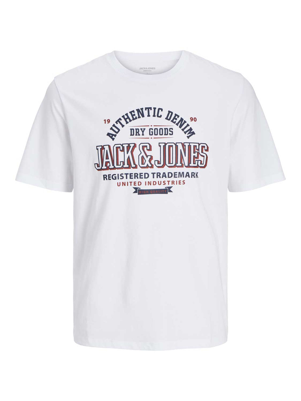 JACK & JONES Тениска JJELOGO TEE SS O-NECK 2 COL AW24 SN