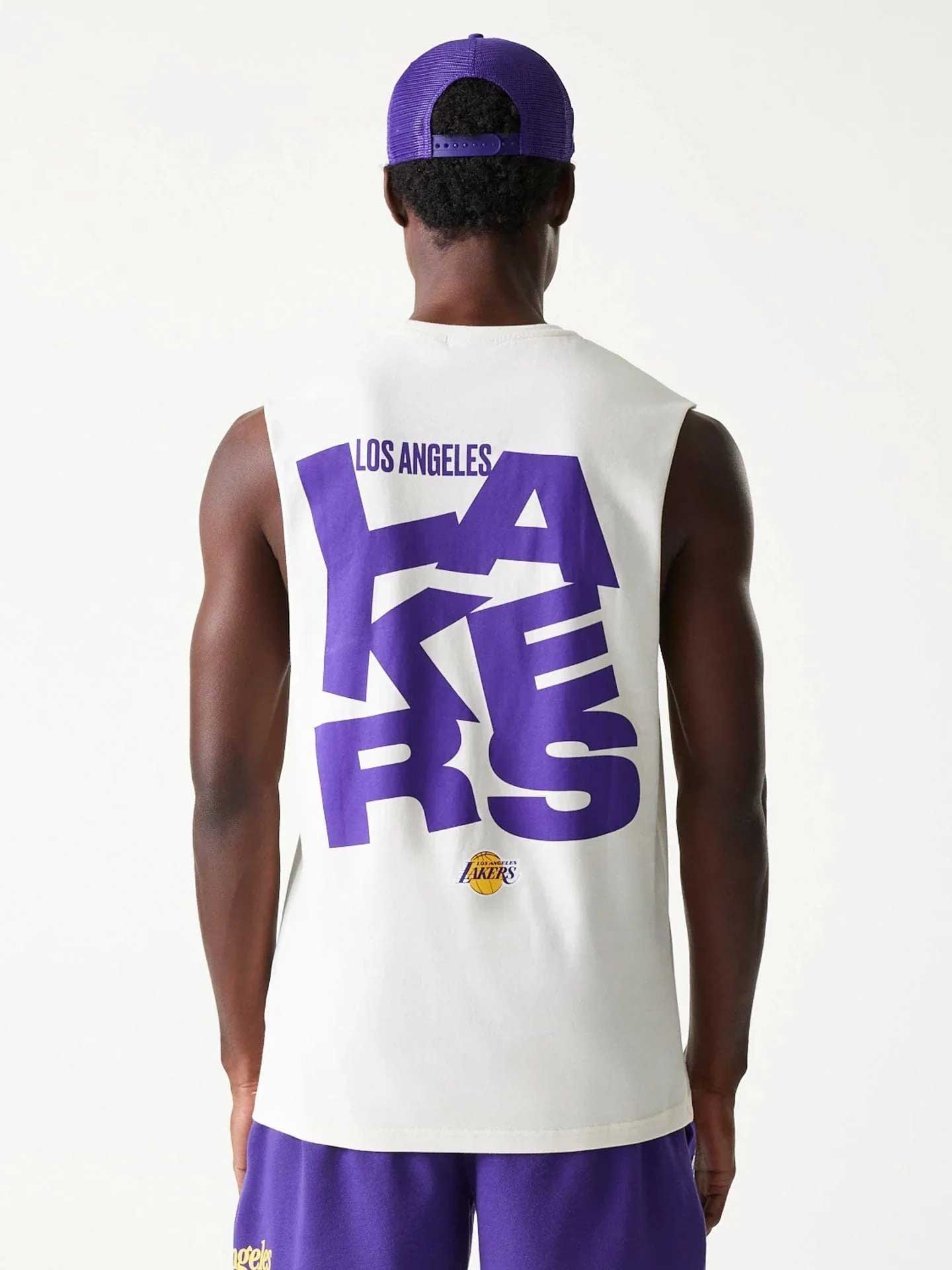 NEW ERA Тениска NBA GRPHC SLVLSS TEE LOSLAK