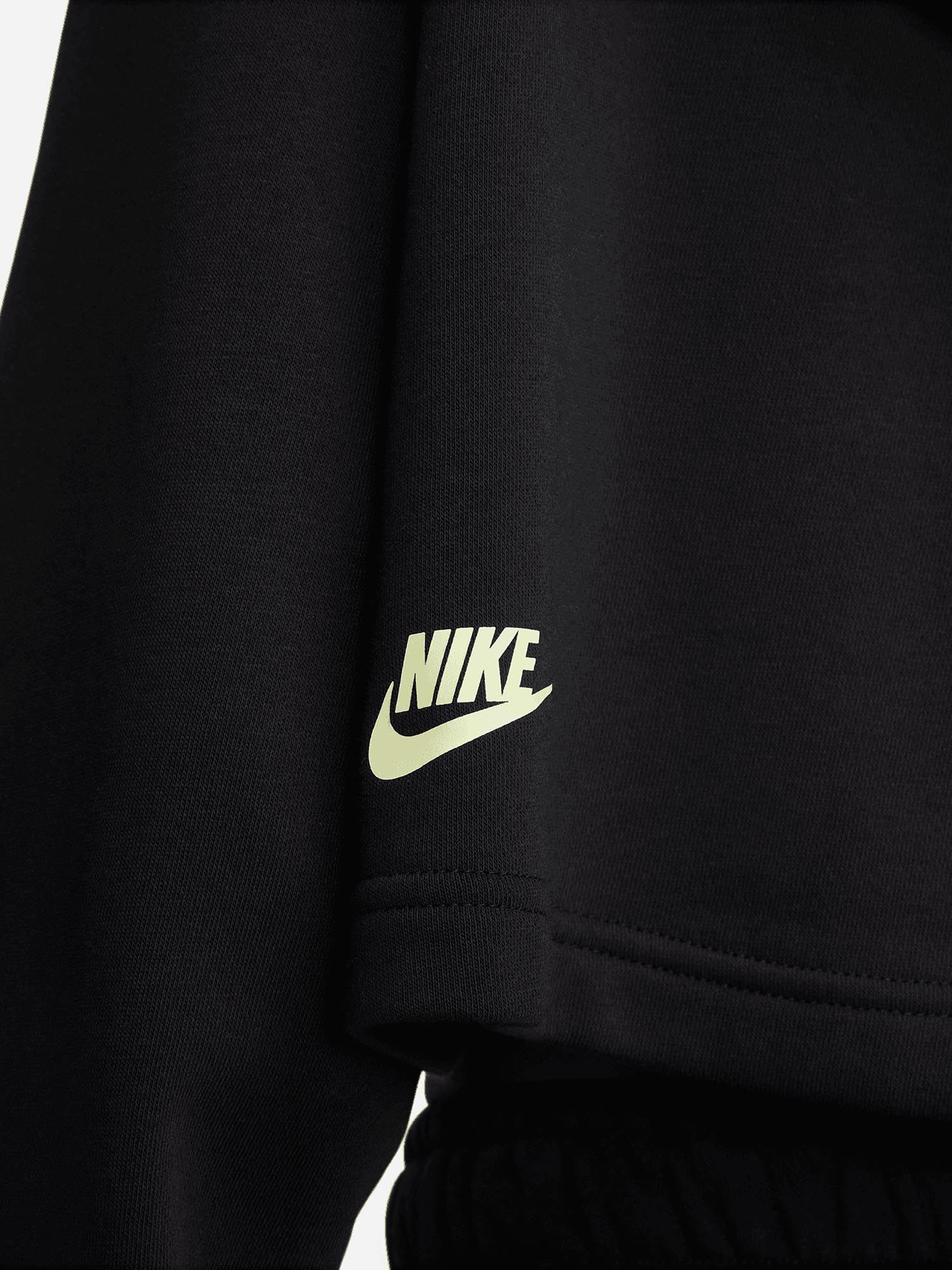 NIKE Суитшърт W FLC PO CROP DNC
