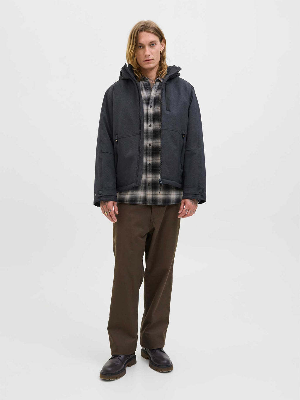 JACK & JONES Риза JJJAMES FLANNEL SHIRT LS