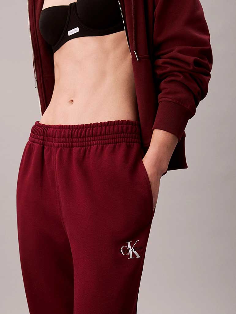 Calvin Klein Jeans Спортно долнище MONOLOGO FRENCH TERRY JOGGER