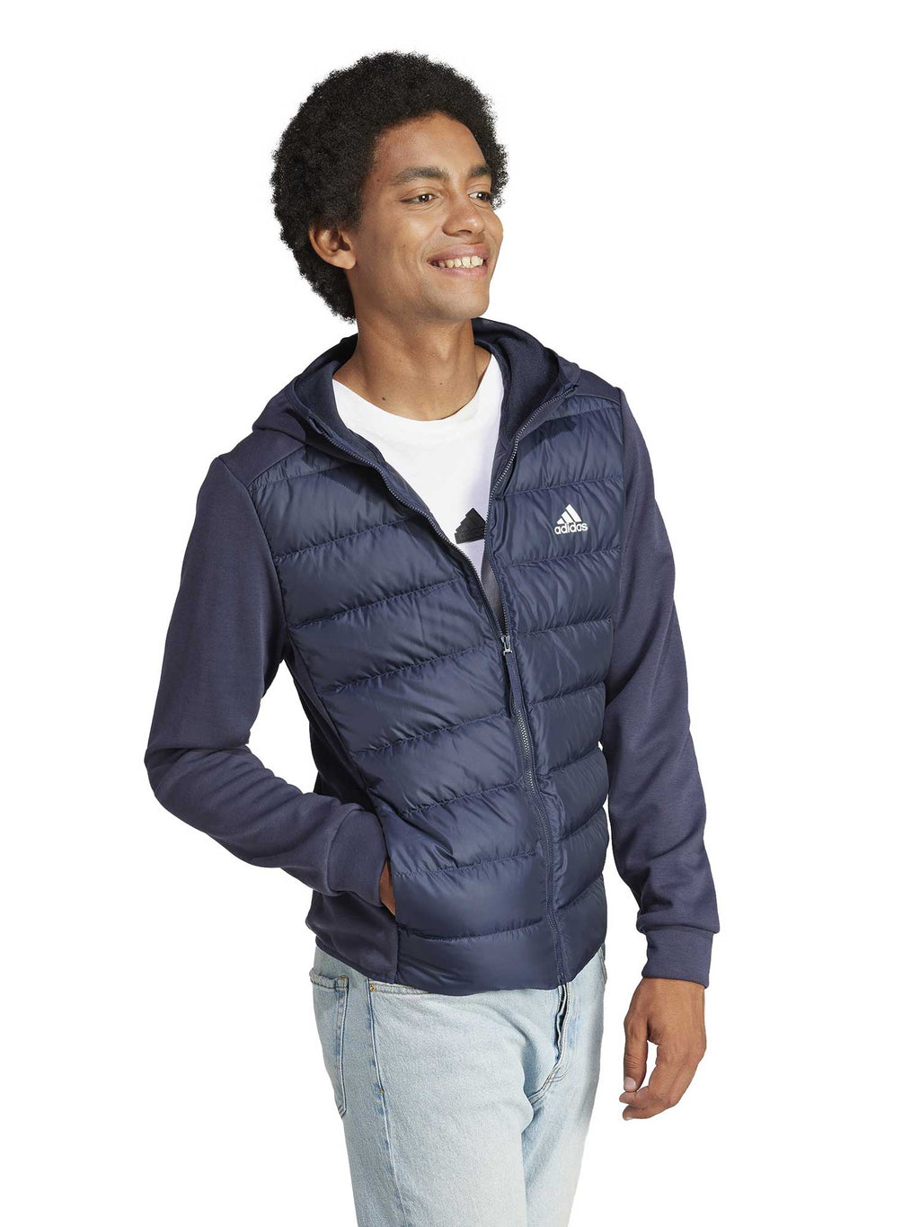 ADIDAS SPORTSWEAR Яке Essentials Hybrid Down Hooded