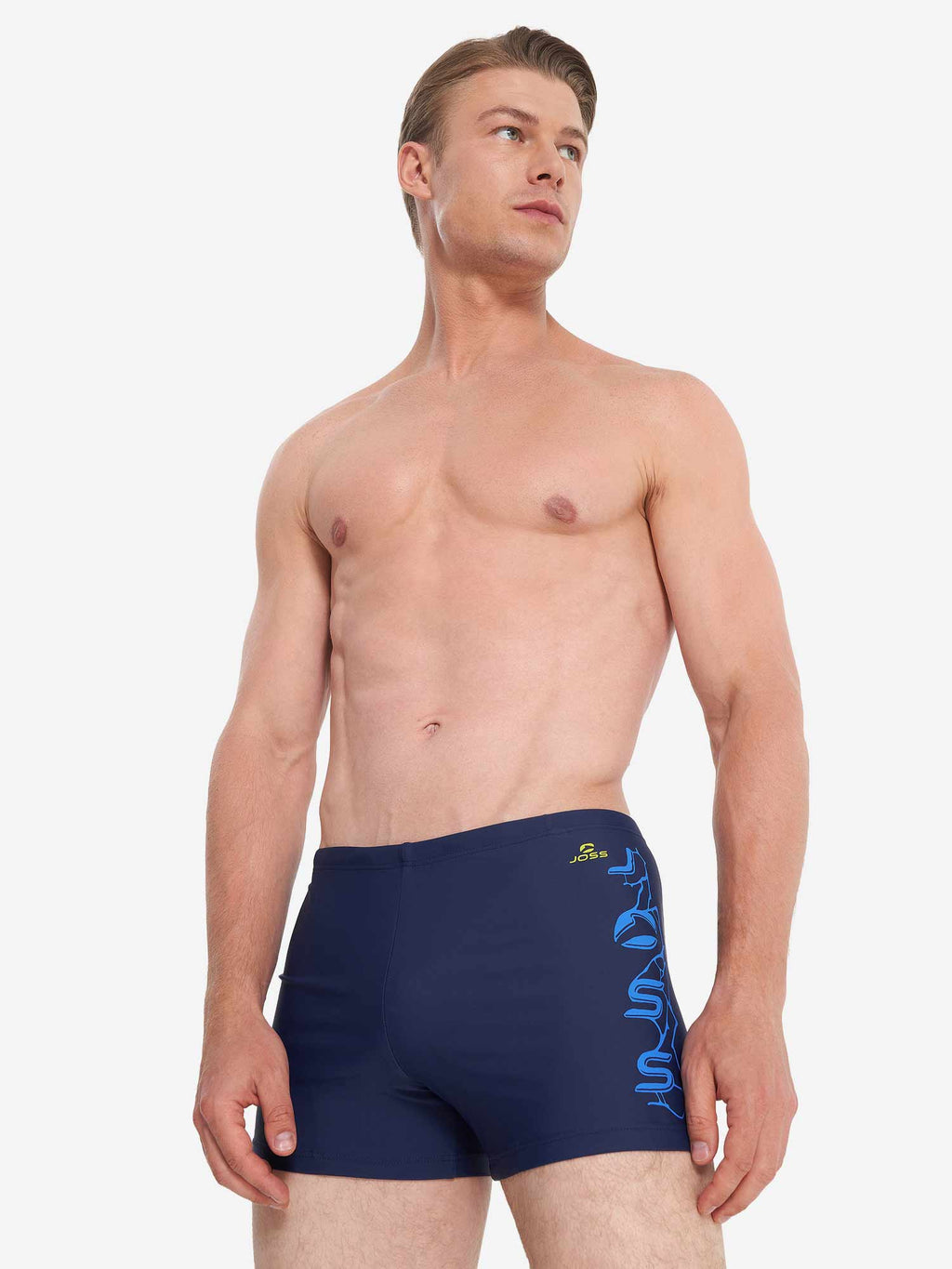JOSS Бански Men's Training Side Prints Swm Boxers 27 cm