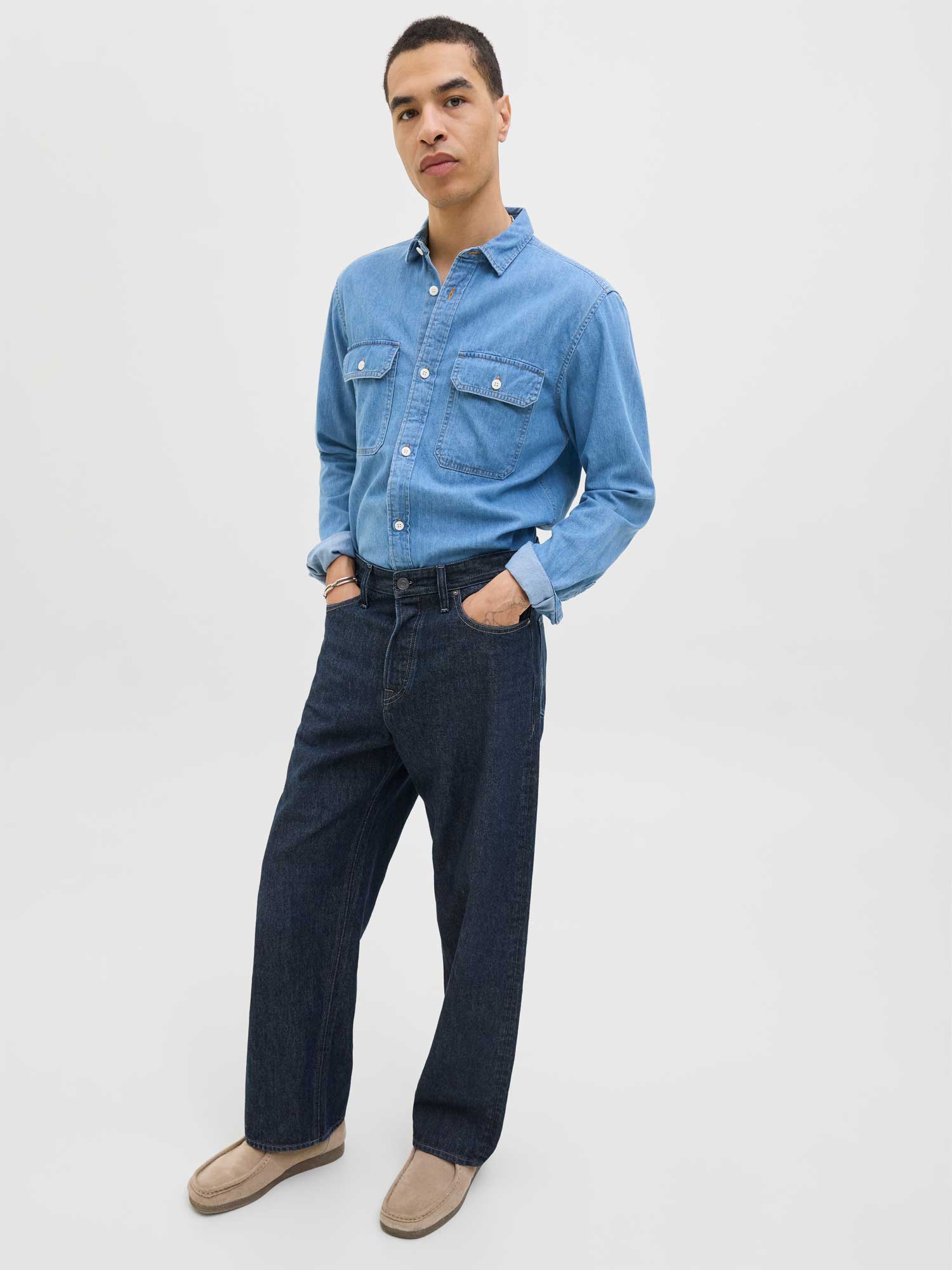 JACK & JONES Дънки JJIALEX JJORIGINAL AM 899 SN