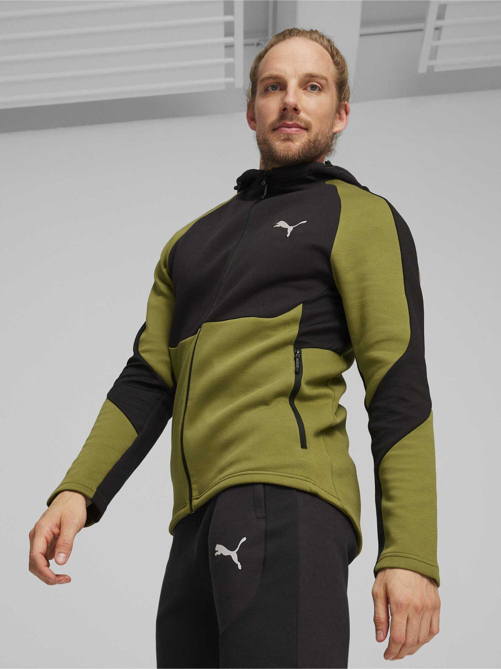 PUMA Суитшърт EVOSTRIPE Full-Zip Hoodie DK