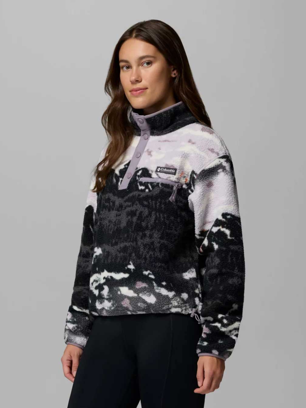 COLUMBIA Полар W Helvetia™ II Printed Cropped Half Snap