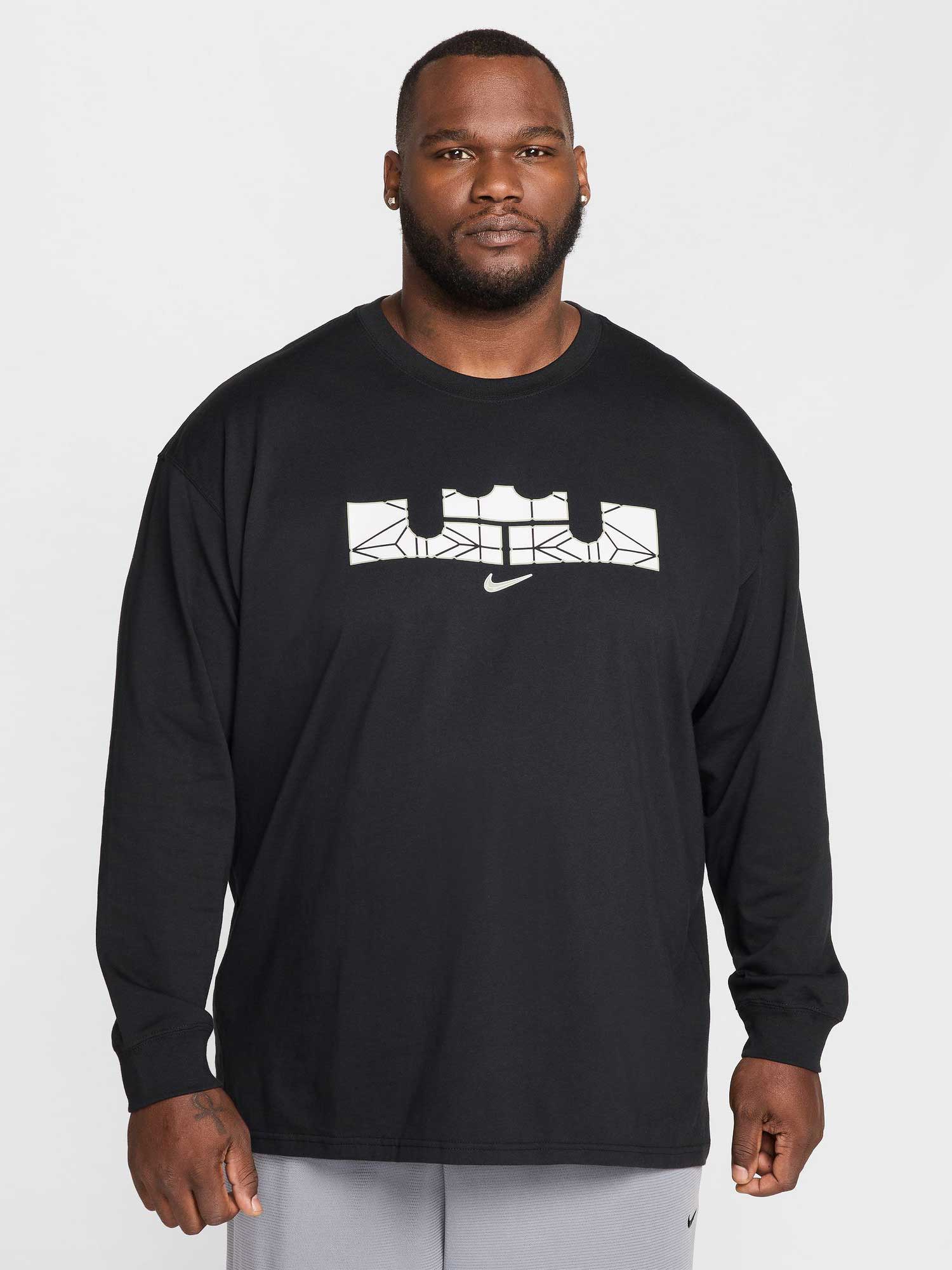 NIKE Блуза LEBRON M NK TEE LS M90