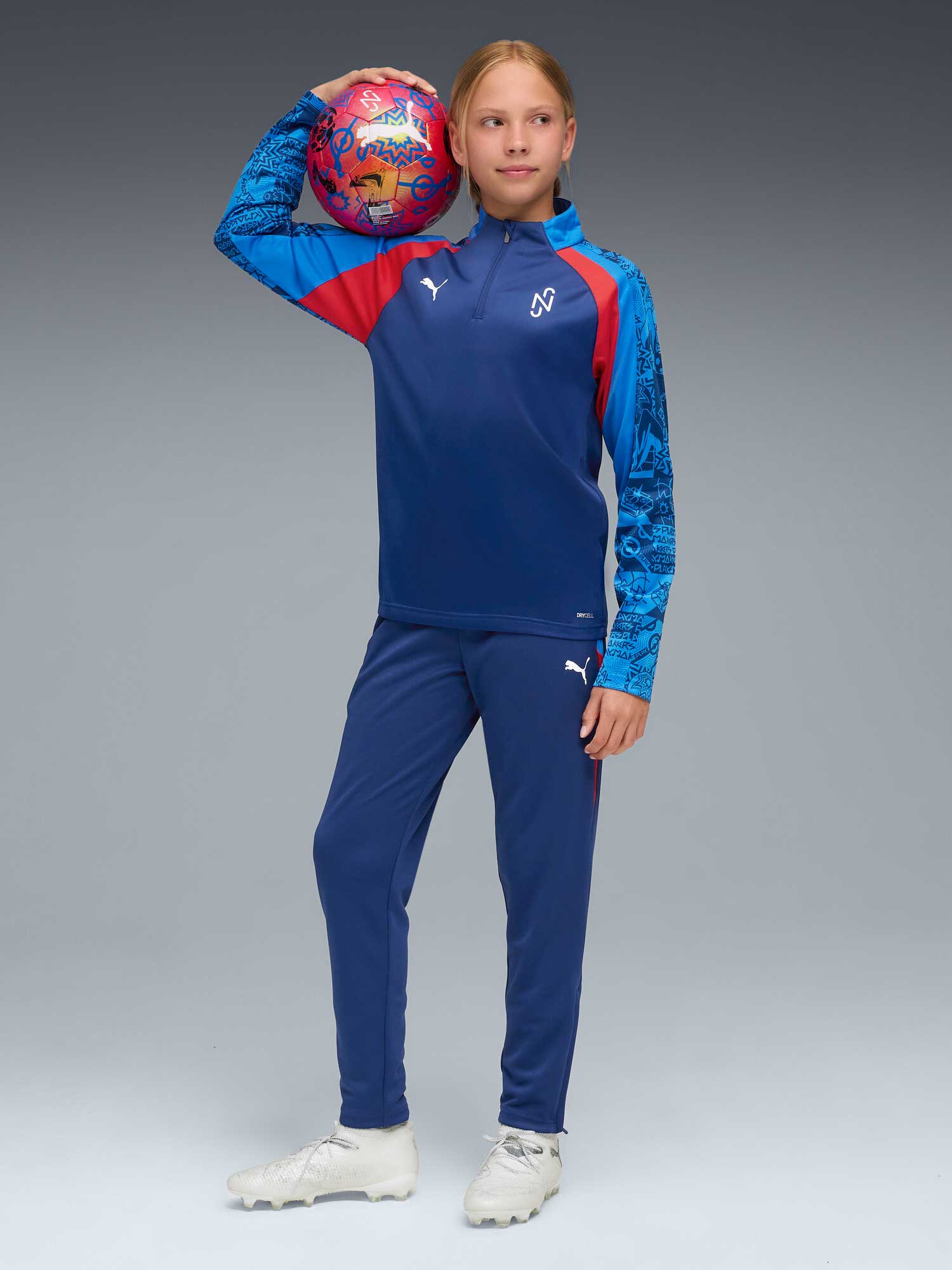 PUMA Блуза Neymar JR Playmaker 1/4 zip jr