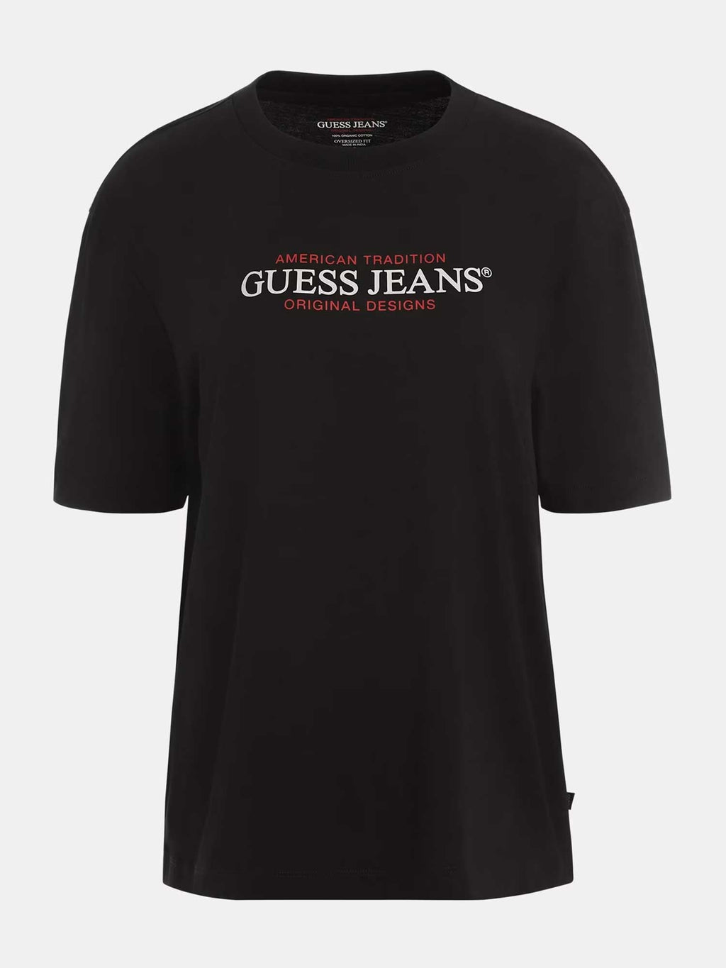 GUESS JEANS Тениска GJ SS CN OS AMERICAN TR TEE