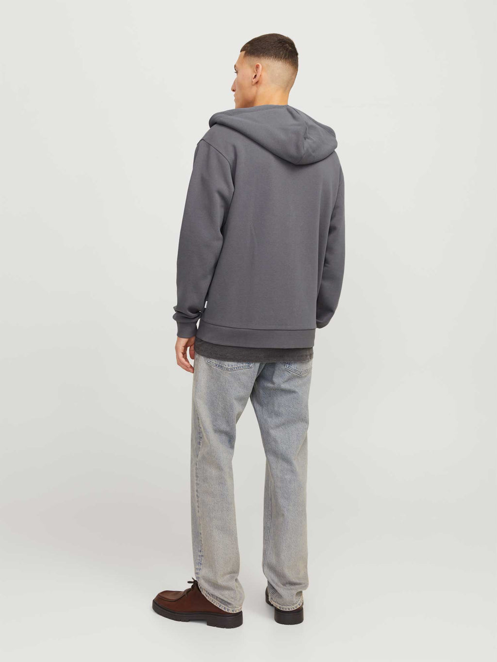 JACK & JONES Суитшърт JJEBRADLEY SWEAT ZIP HOOD NOOS