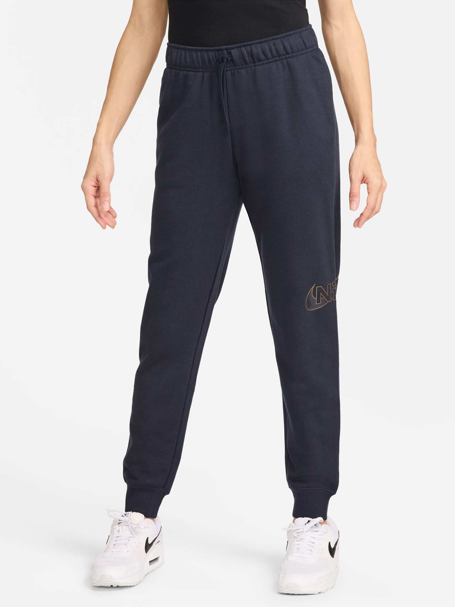 NIKE Спортно долнище W NSW CLUB STD PANT SHINE