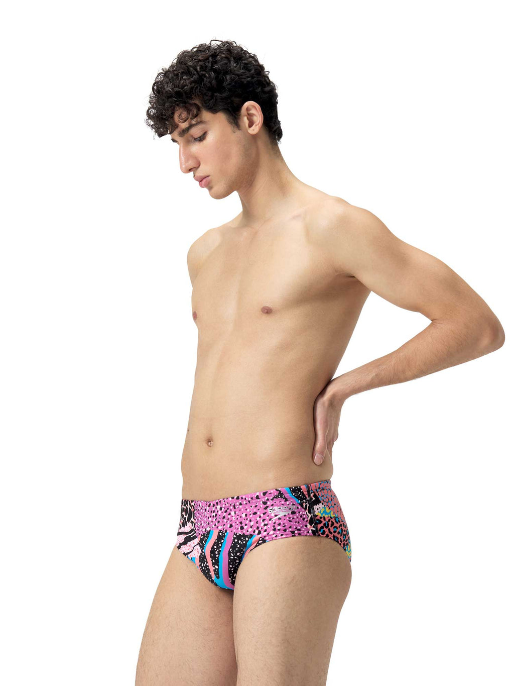 SPEEDO Бански MENS 8CM ALLOVER DIGITAL BRIEF
