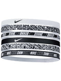 NIKE Лента за глава PRINTED HEADBANDS 6 PK