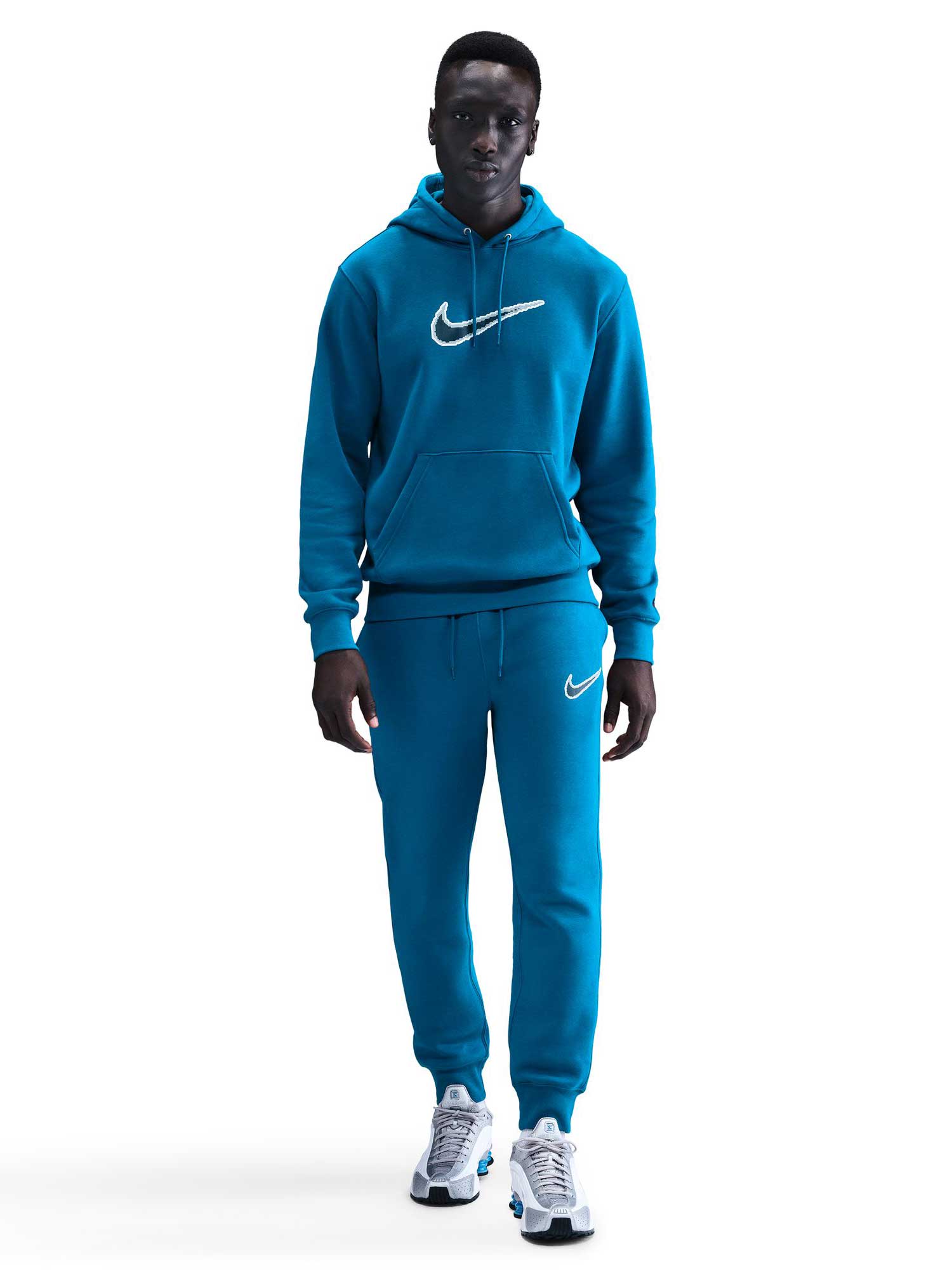 NIKE Спортно долнище M NK CLUB BB JGGR NEO VARSITY