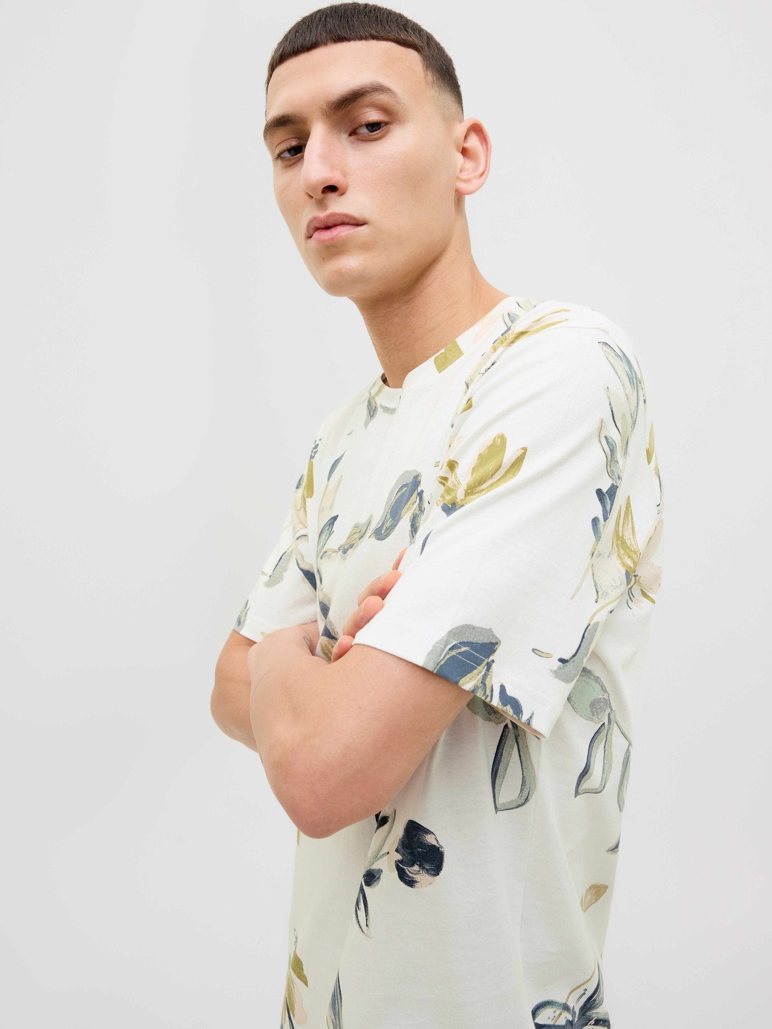 JACK & JONES Тениска JORVARENNA AOP TEE SS CREW NECK