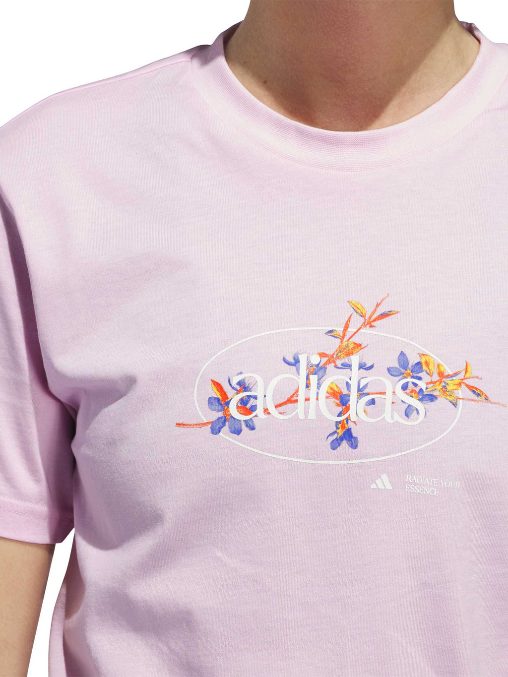 ADIDAS SPORTSWEAR Тениска Elements Radiate Floral Graphic T-Shirt