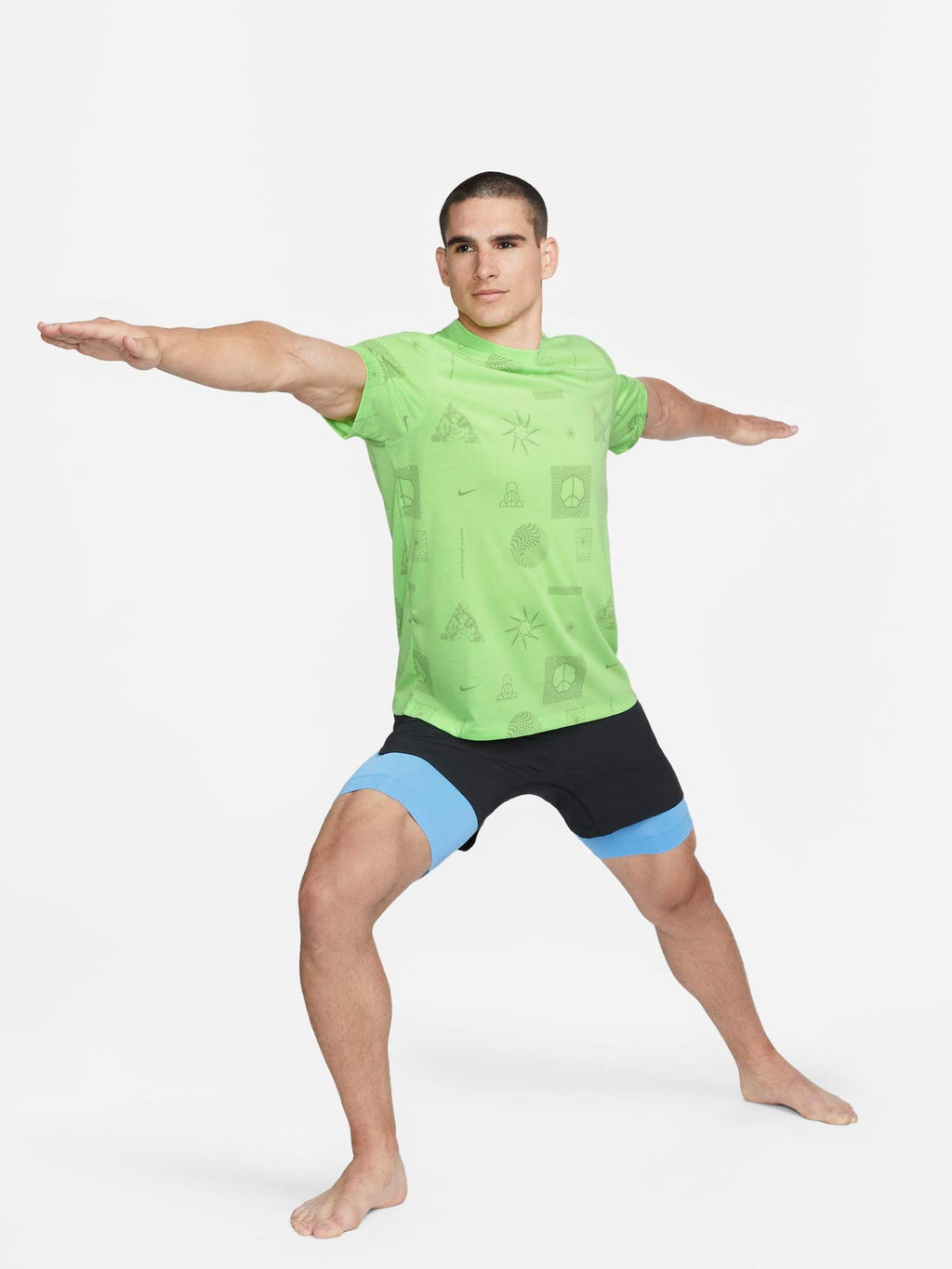 NIKE Тениска M DF DB YOGA