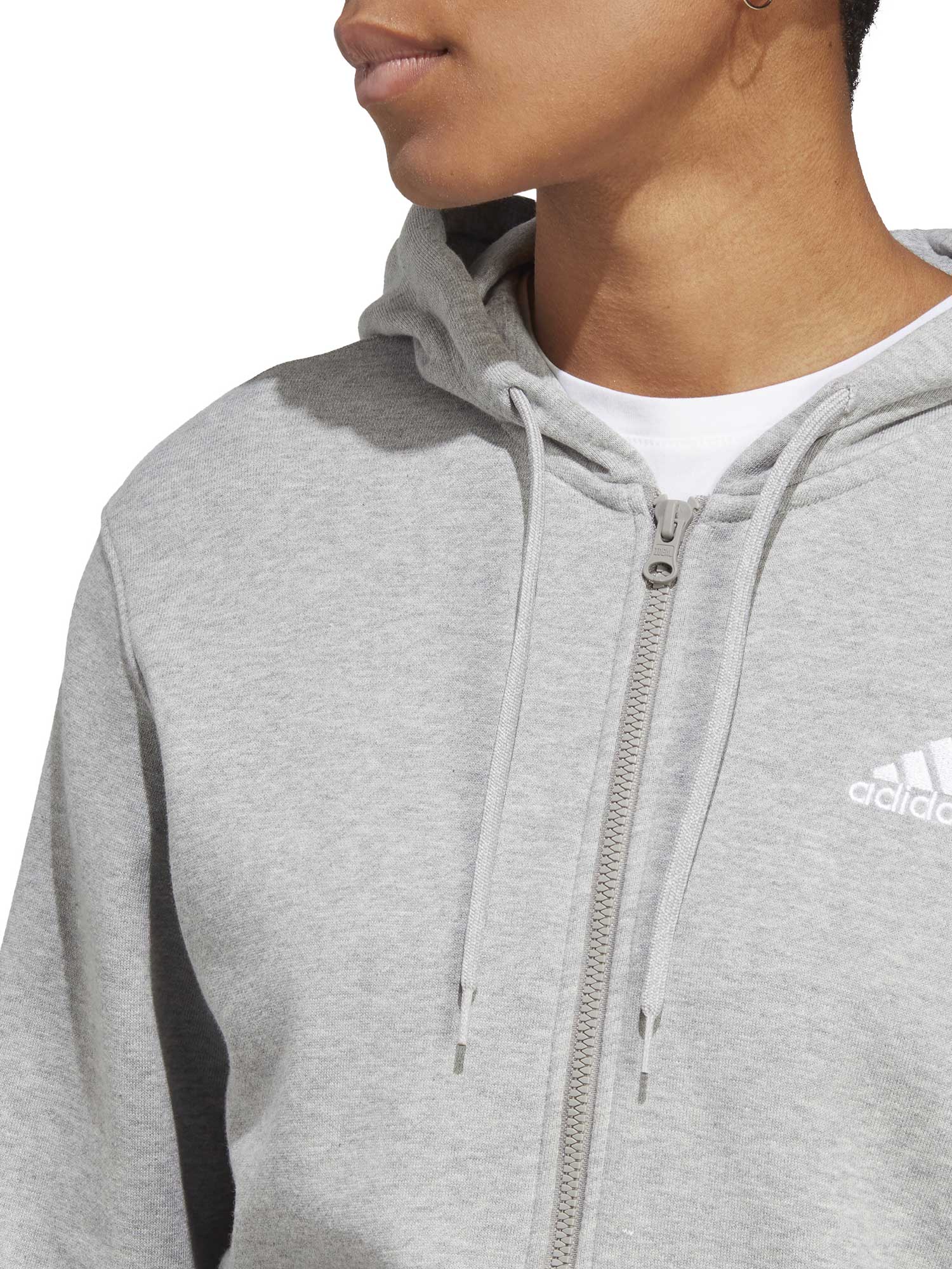 ADIDAS SPORTSWEAR Суитшърт Essentials Linear Full-Zip French Terry