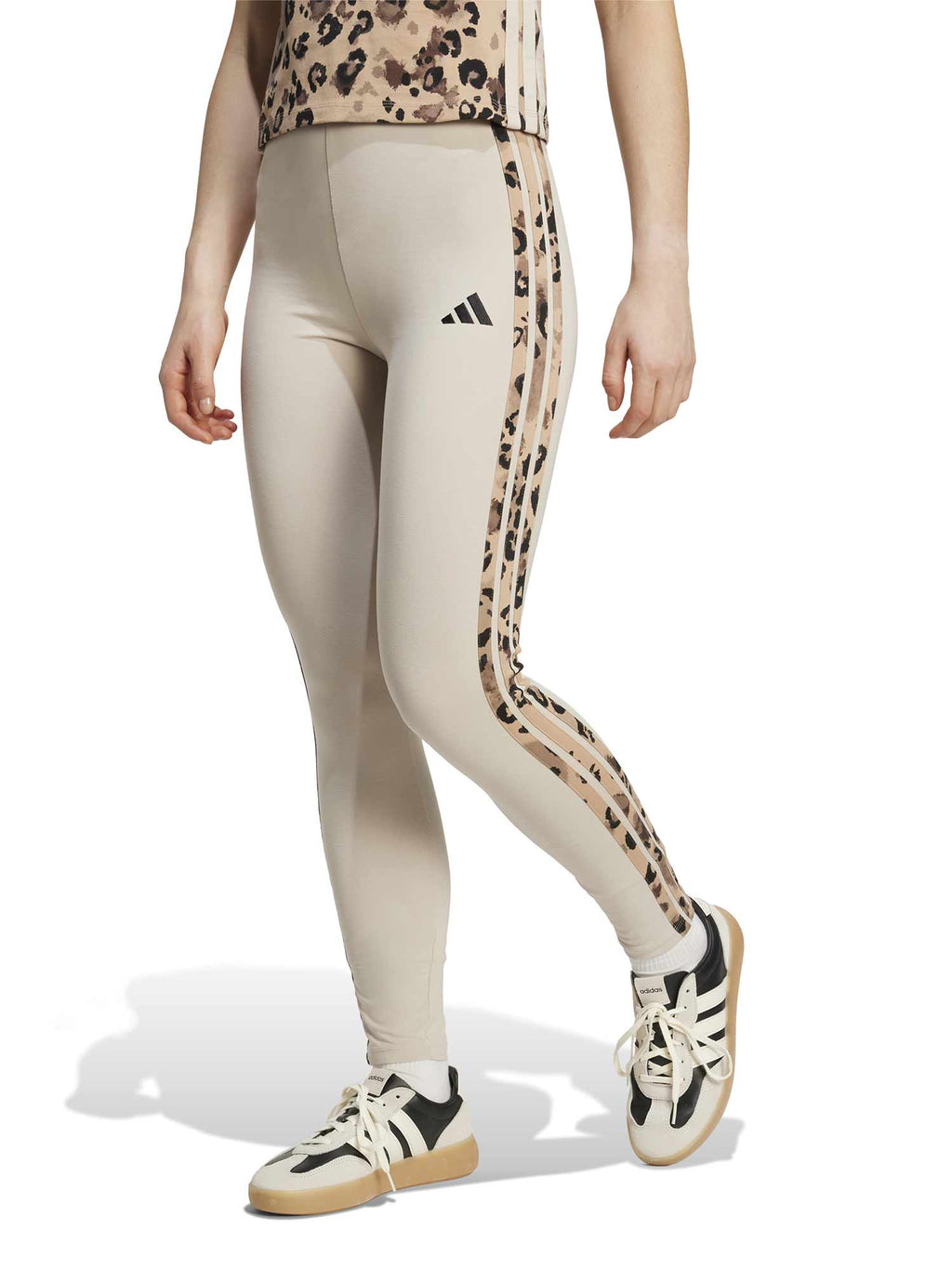 ADIDAS SPORTSWEAR Клин Animal Print 3-Stripes High Rise Leggings
