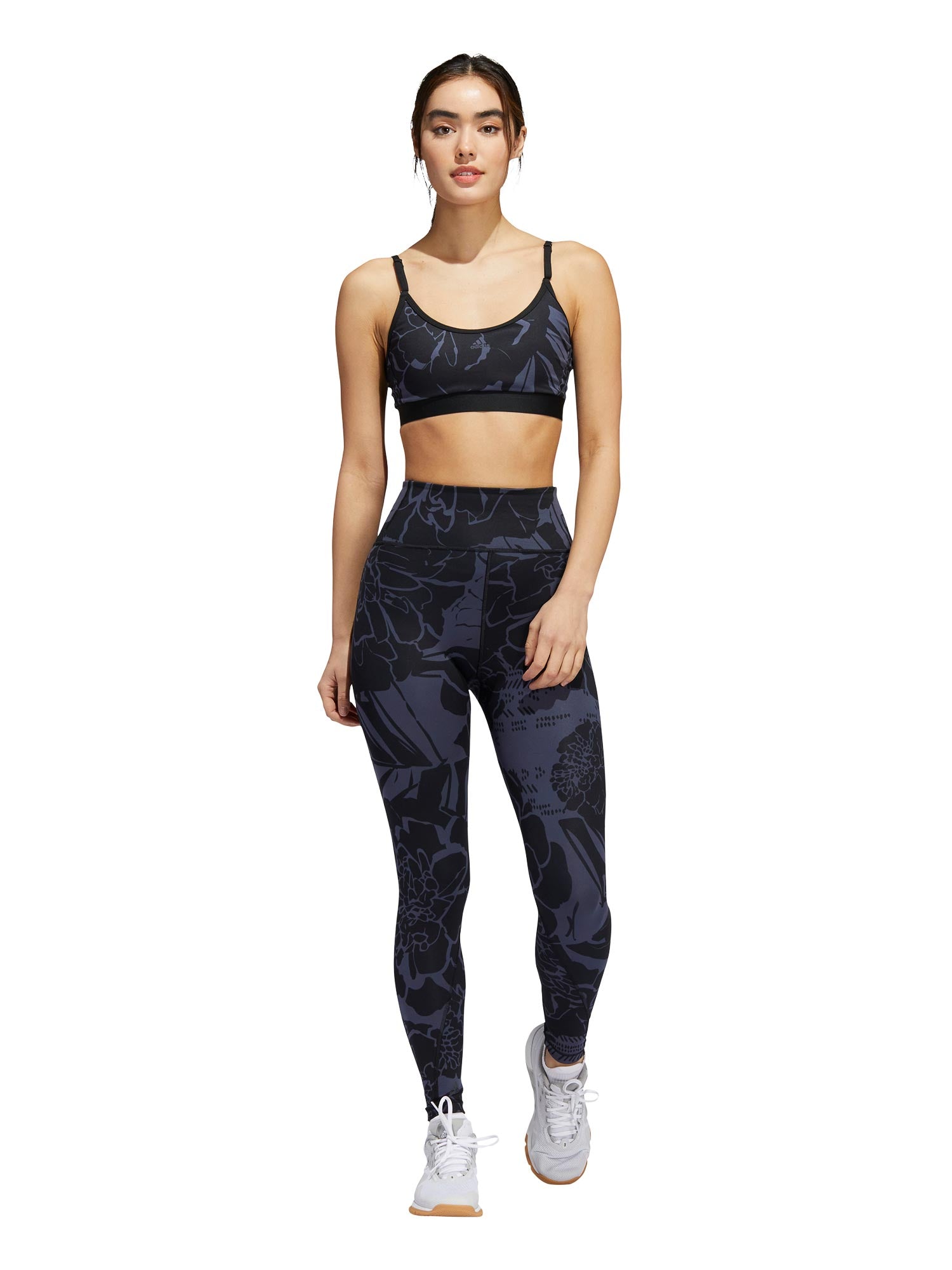 ADIDAS PERFORMANCE Спортен сутиен TRAIN LIGHT SUPPORT FLOWER