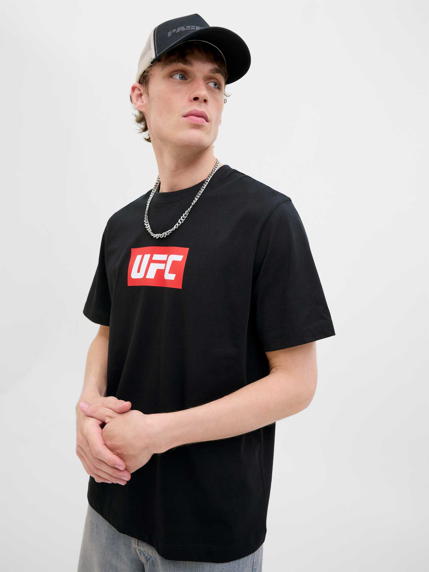 JACK & JONES Тениска JCOUFC TEE SS C.N STYD