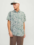 JACK & JONES Риза JORLAFAYETTE AOP SHIRT SS