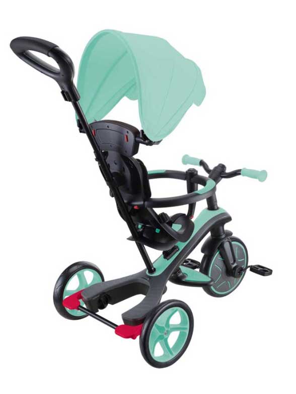 GLOBBER Триколка 4 в 1 EXPLORER TRIKE със сенник