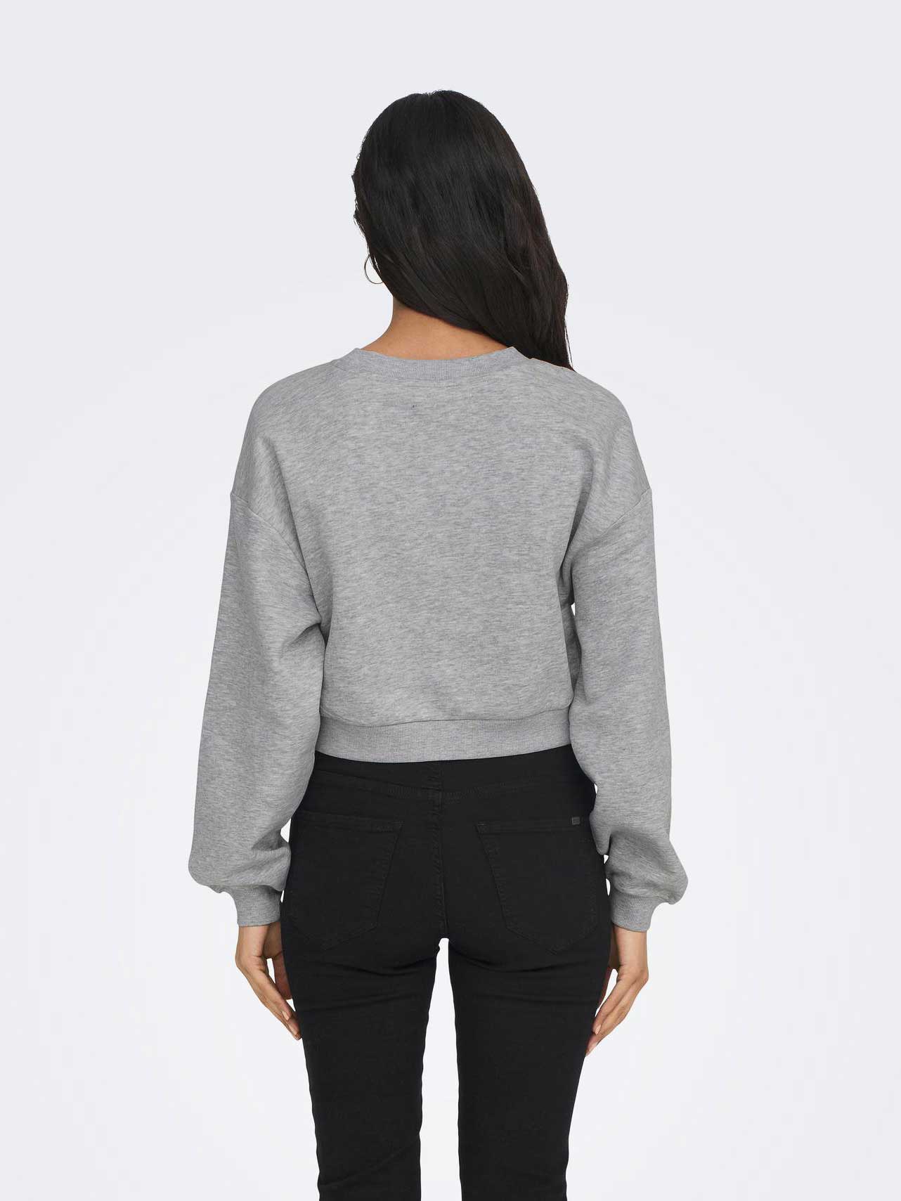 ONLY Блуза ONLODESSA L/S SHORT O-NECK CC SWT