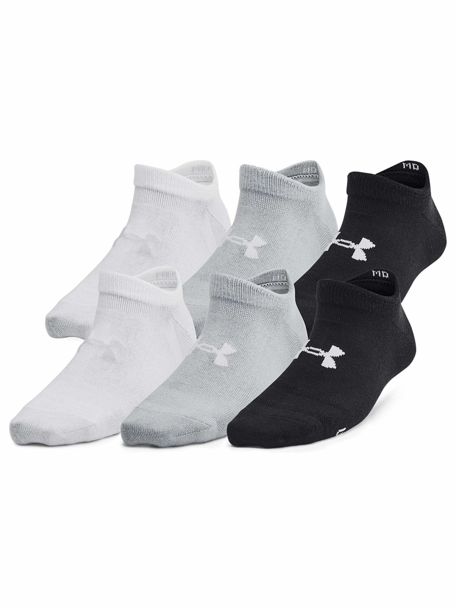 UNDER ARMOUR Чорапи Yth Essential No Show 6pk
