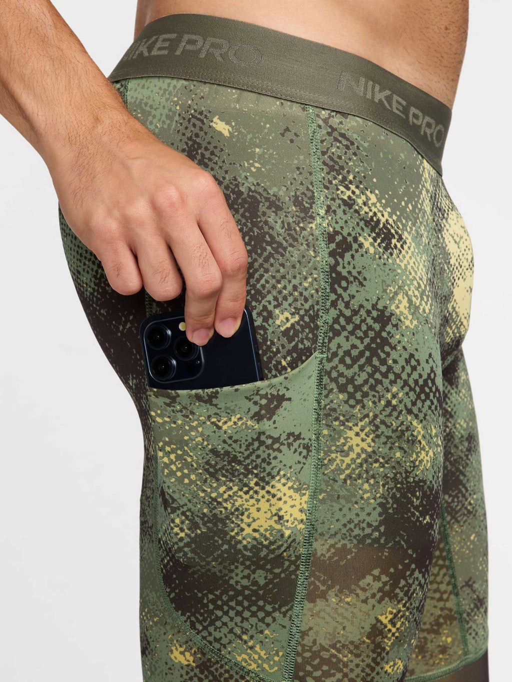 NIKE Клин M NP DF CAMO AOP TIGHT