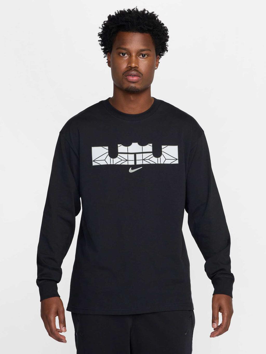 NIKE Блуза LEBRON M NK TEE LS M90