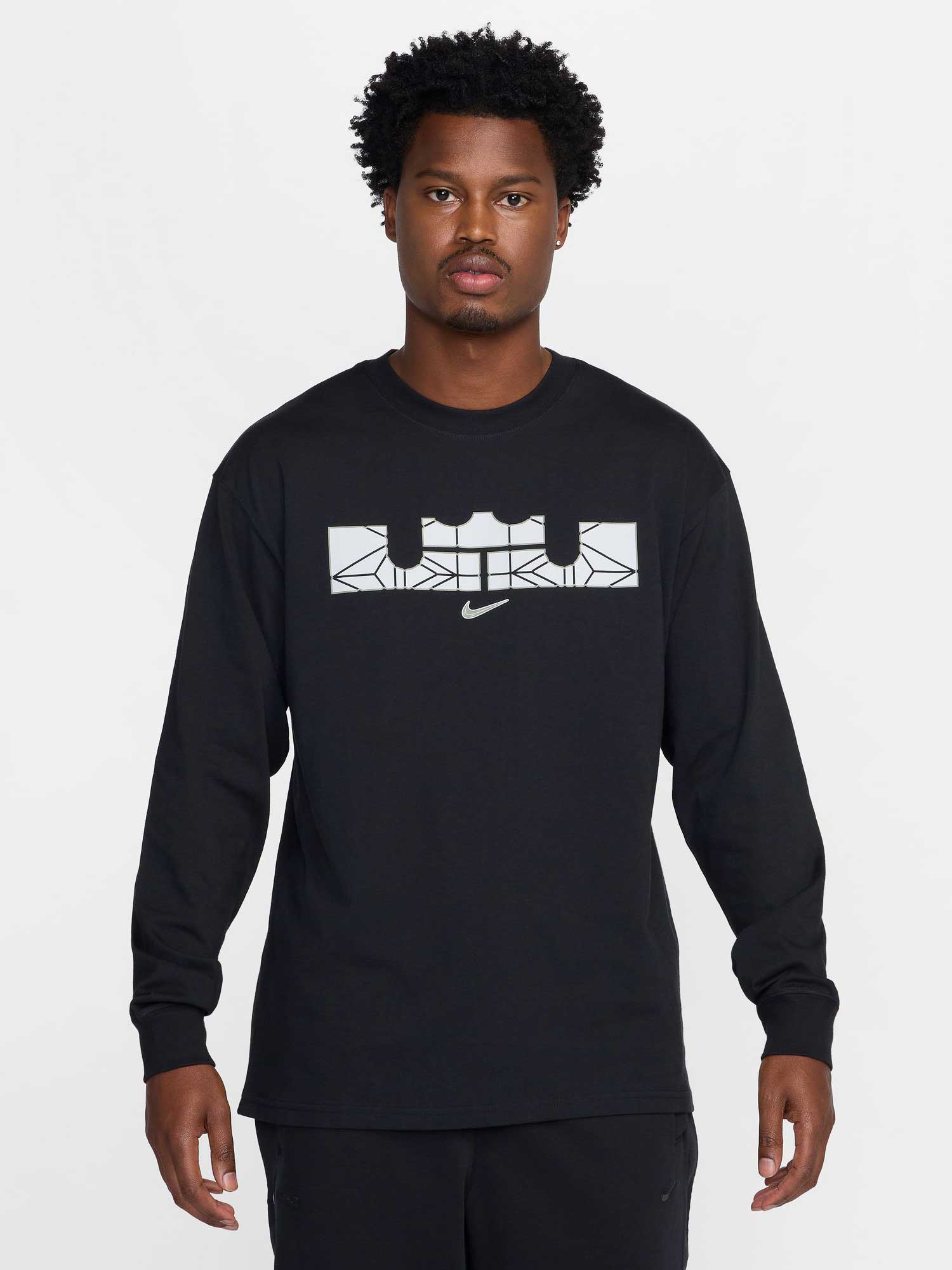 NIKE Блуза LEBRON M NK TEE LS M90