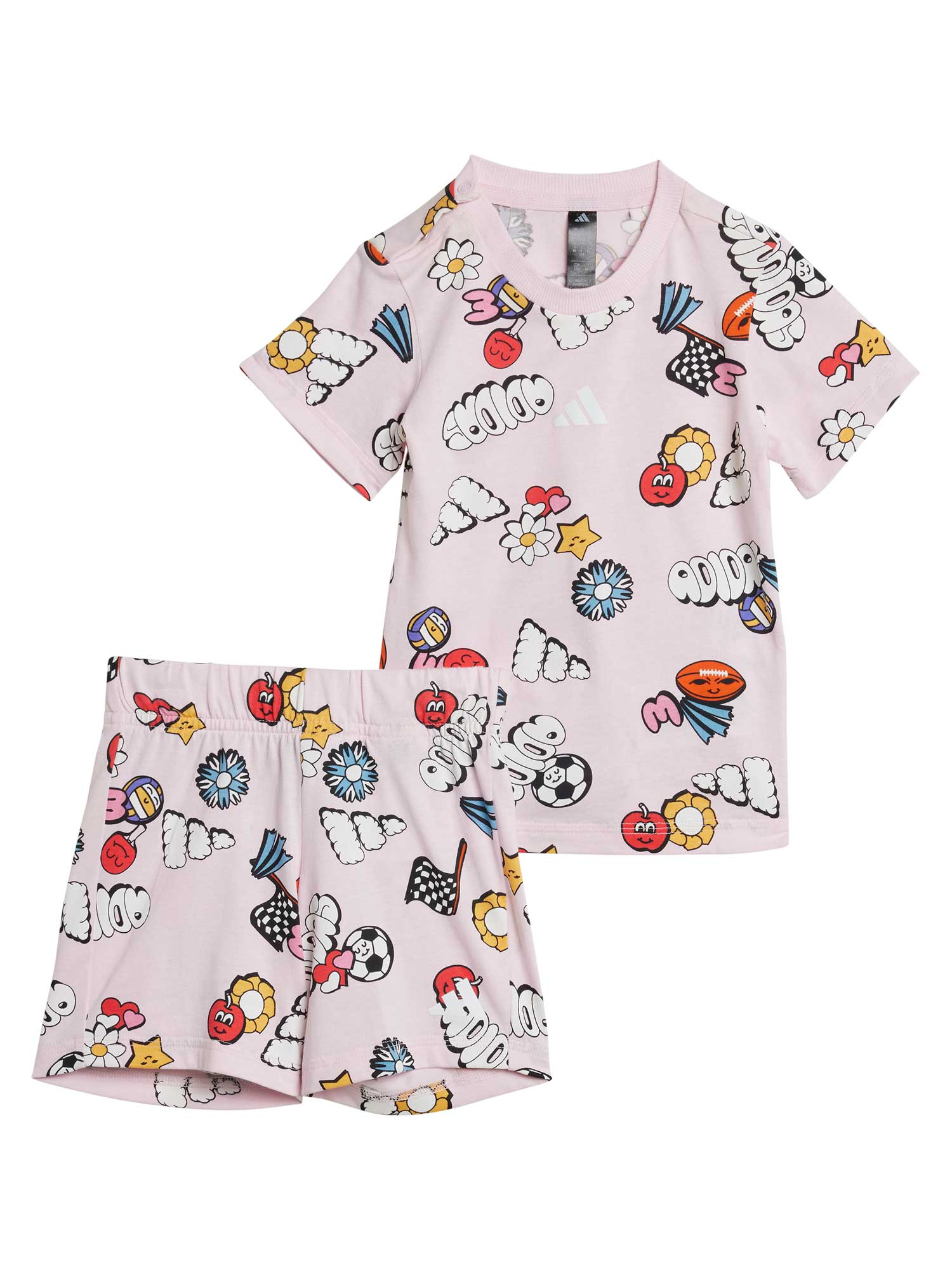 ADIDAS SPORTSWEAR Спортен екип Seasonal Essentials Fun Tee Kids