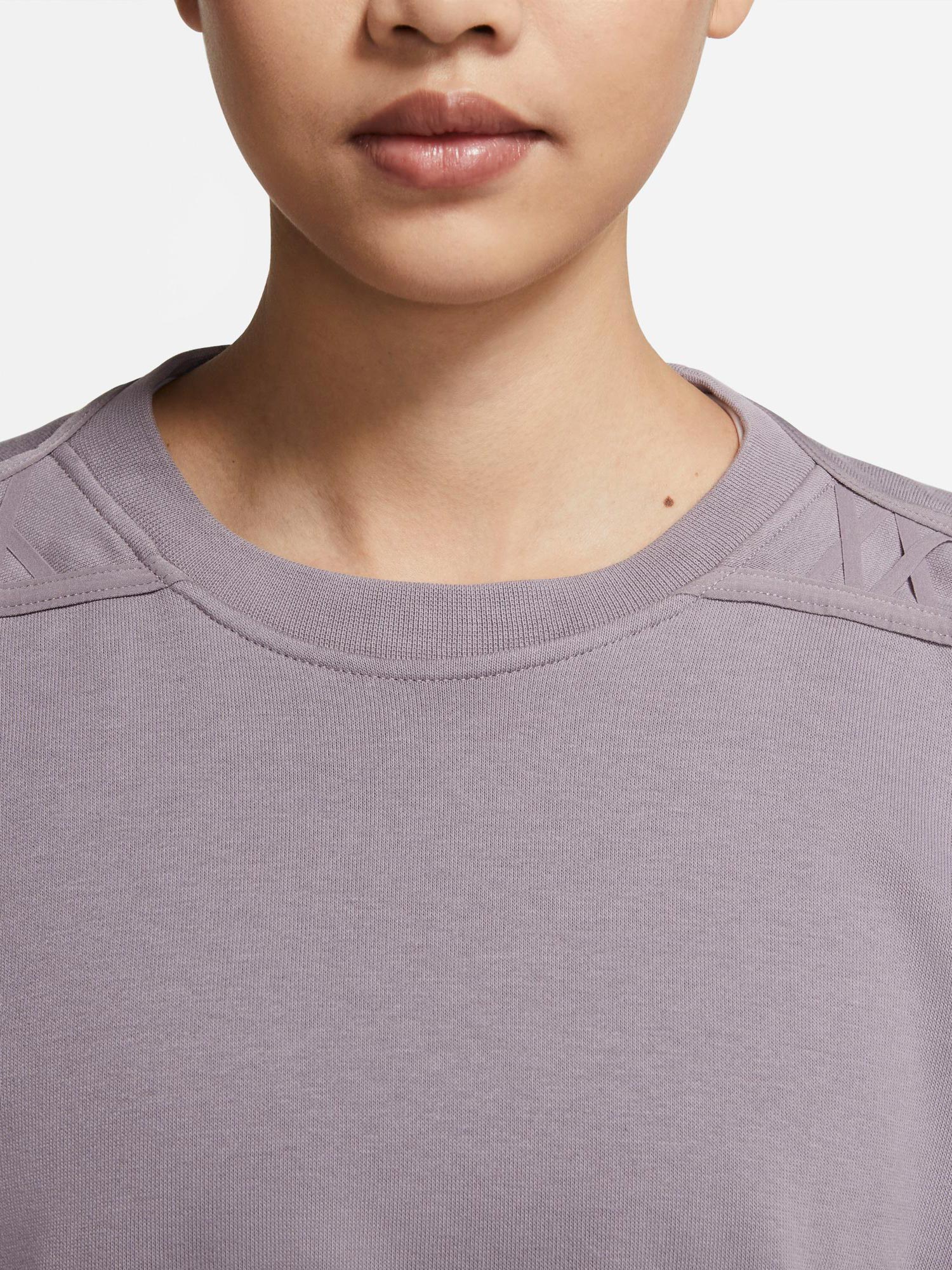 NIKE Блуза W THRMA FLC CROP LC LS
