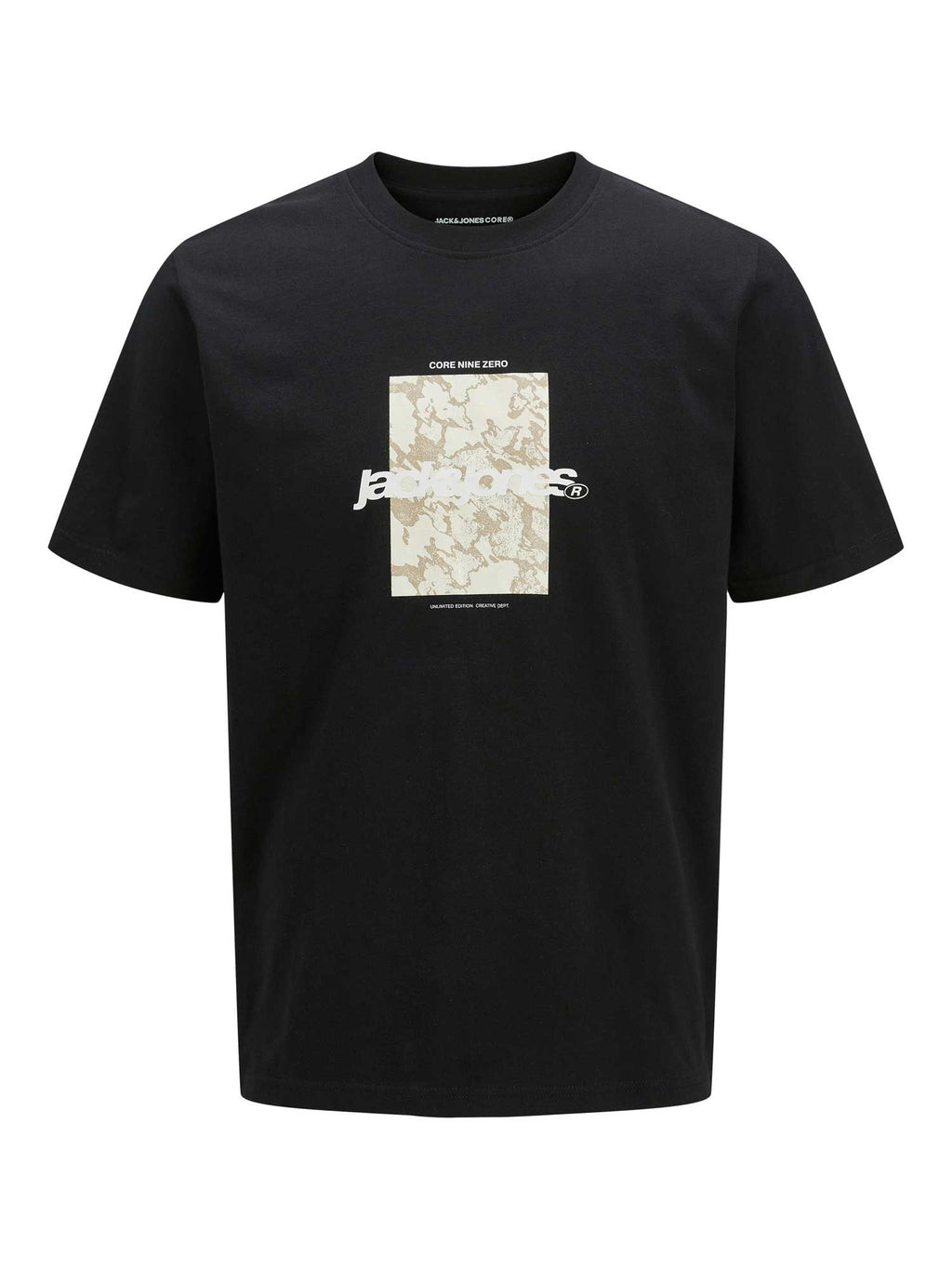 JACK & JONES Тениска JCOTARMAC CAMO FRONT TEE SS CREW NECK LN
