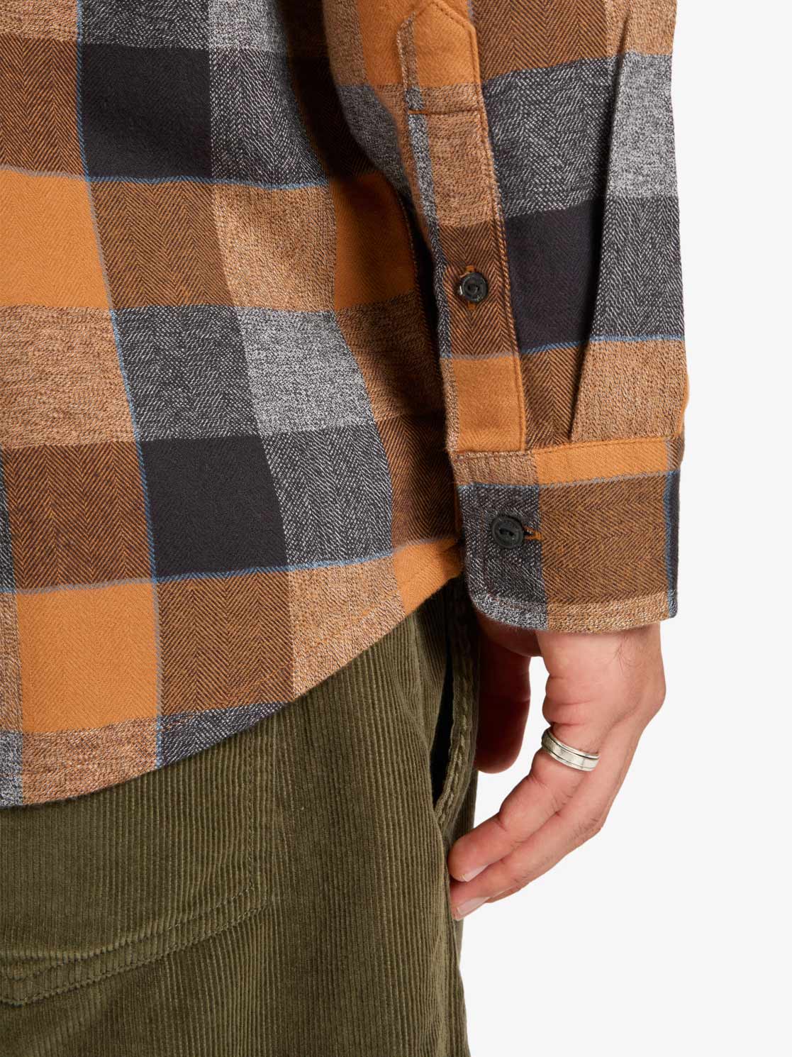 QUIKSILVER Риза MOTHERFLY PLAID LS SHIRT