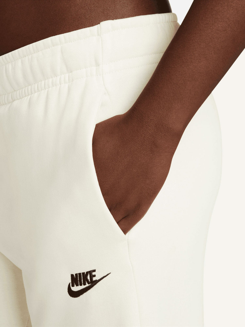 NIKE Спортно долнище W NSW CLUB FLC MR WIDE