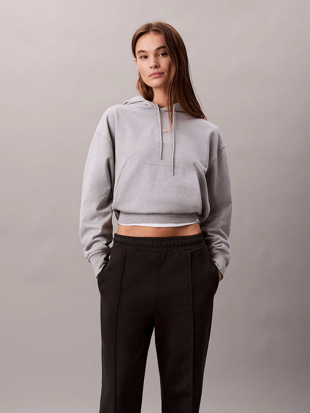 Calvin Klein Jeans Спортно долнище ARCHIVE LOGO FRENCH TERRY TRAC