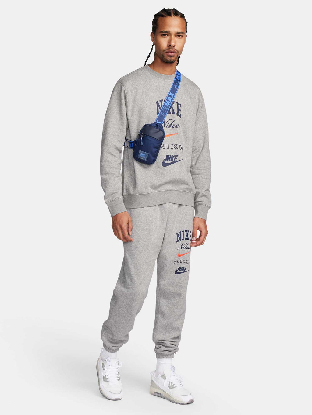 NIKE Блуза M NK CLUB BB CREW STACK GX