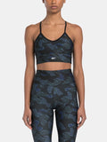 REEBOK Спортен сутиен ID TRAIN CAMO BRA