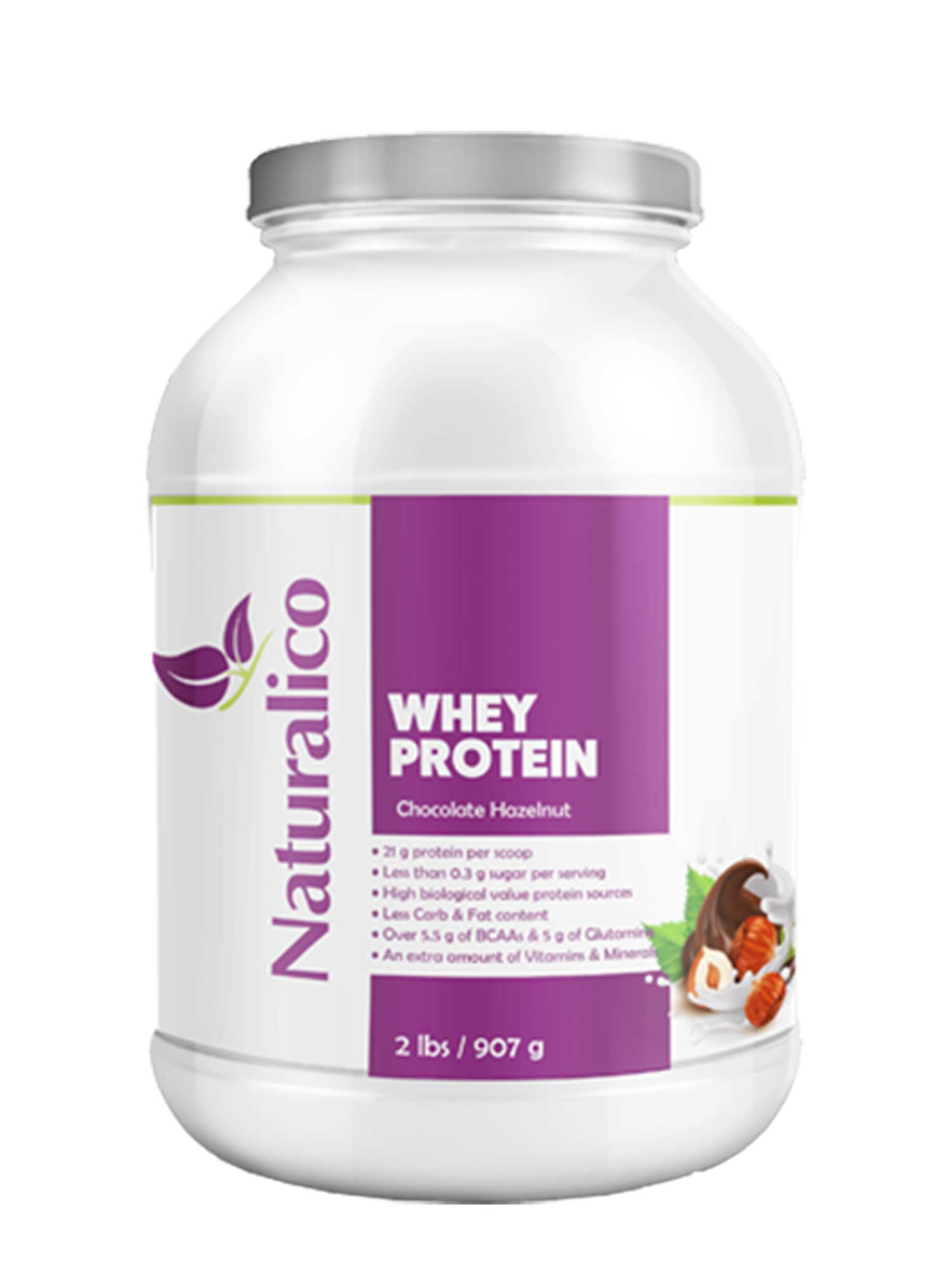 NATURALICO Протеин Whey Protein 2 lbs-шоколадов лешник