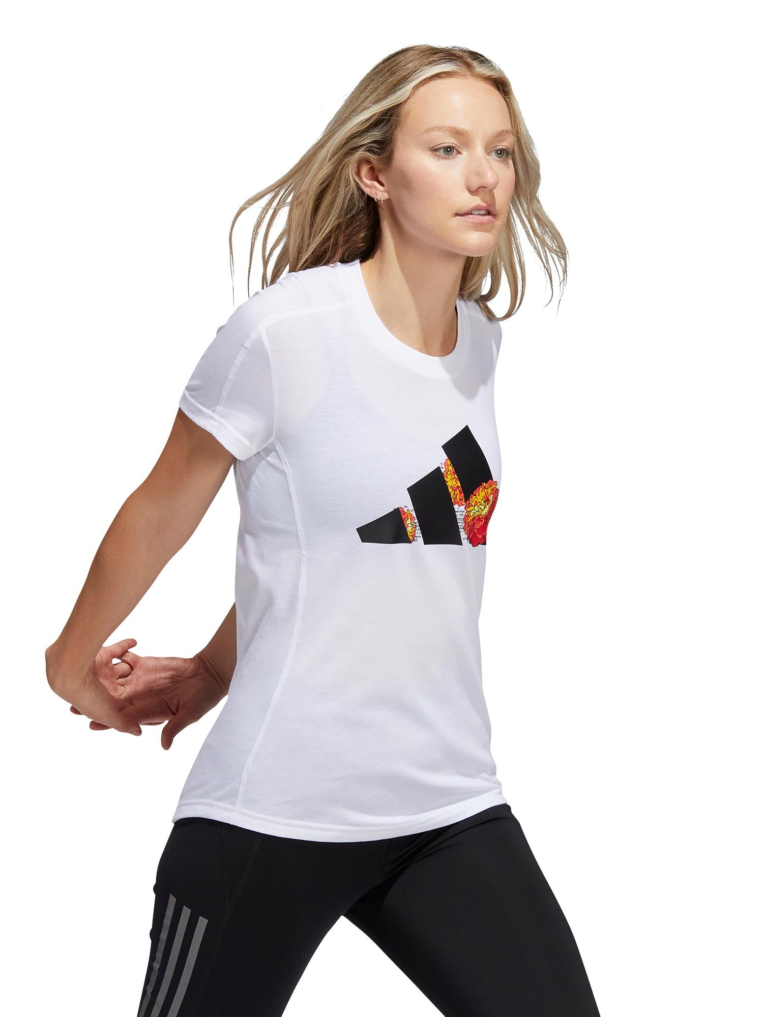 ADIDAS PERFORMANCE Тениска AEROREADY Flower Graphic Running