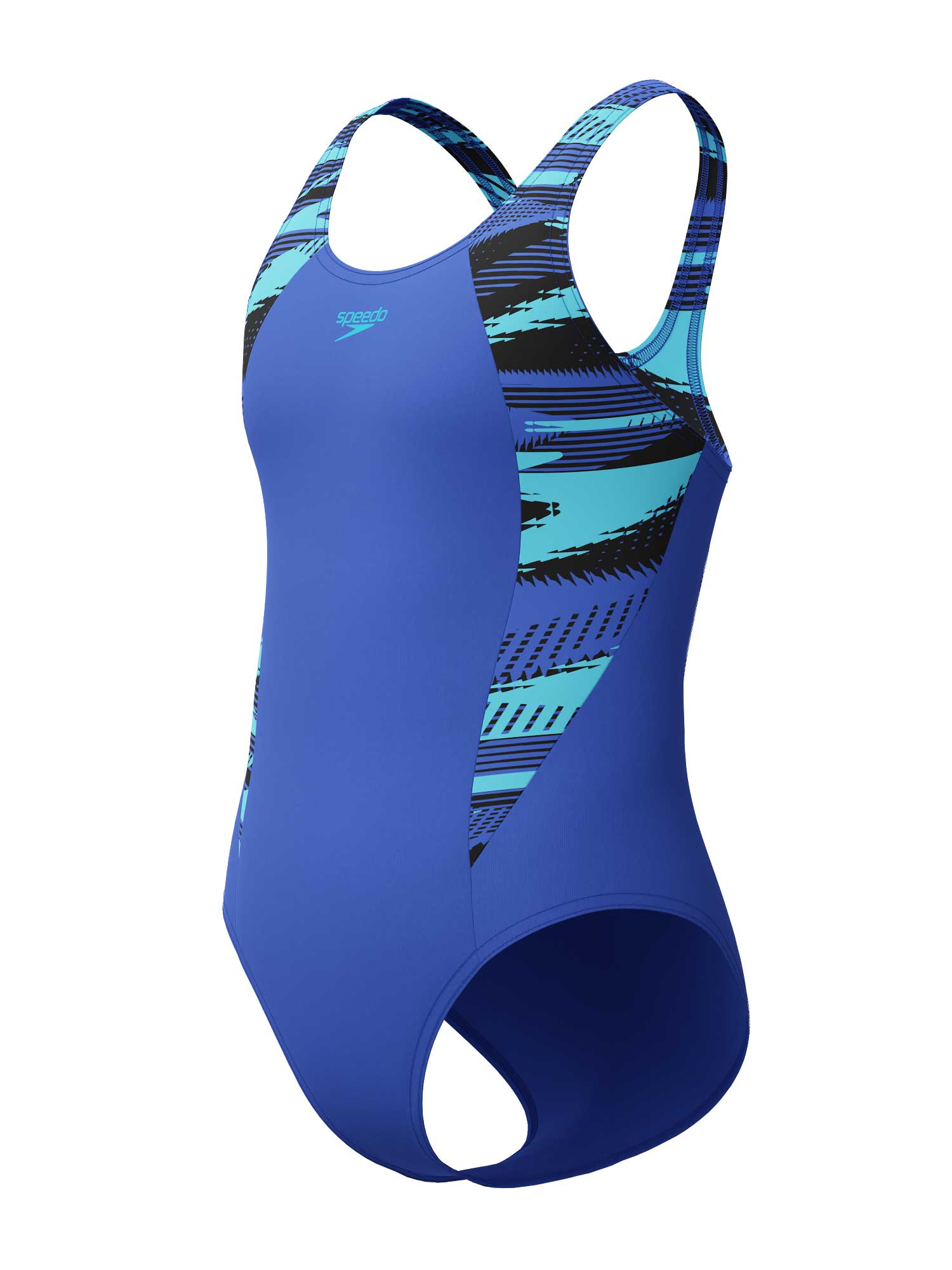 SPEEDO Цял бански GIRLS HYPERBOOM SPLICE MUSCLEBACK
