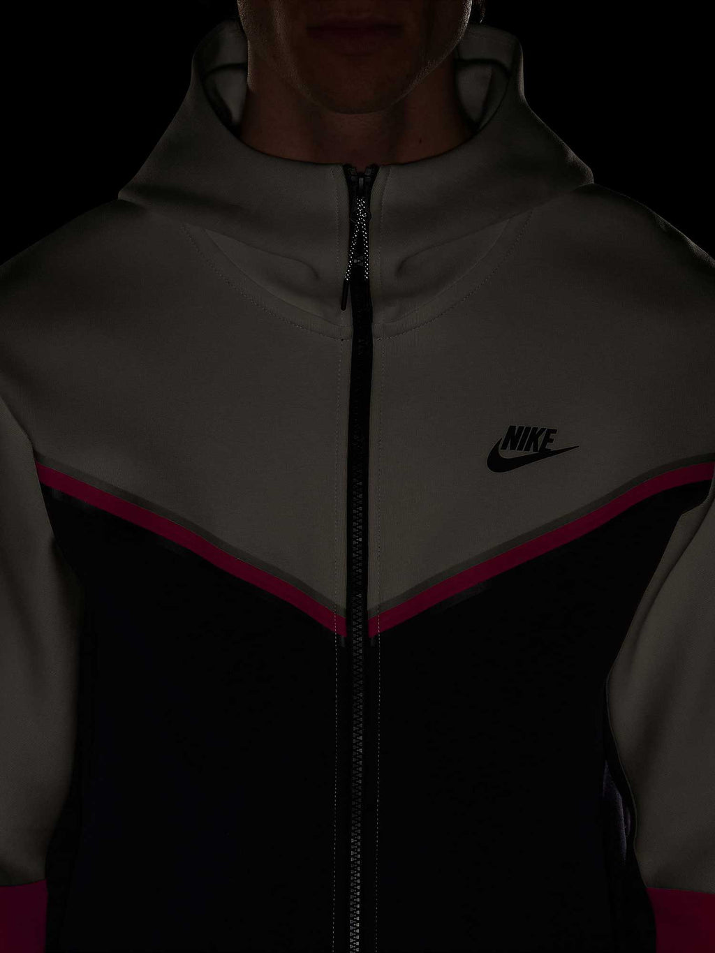 NIKE Суитшърт M NSW TCH FLC HOODIE FZ WR